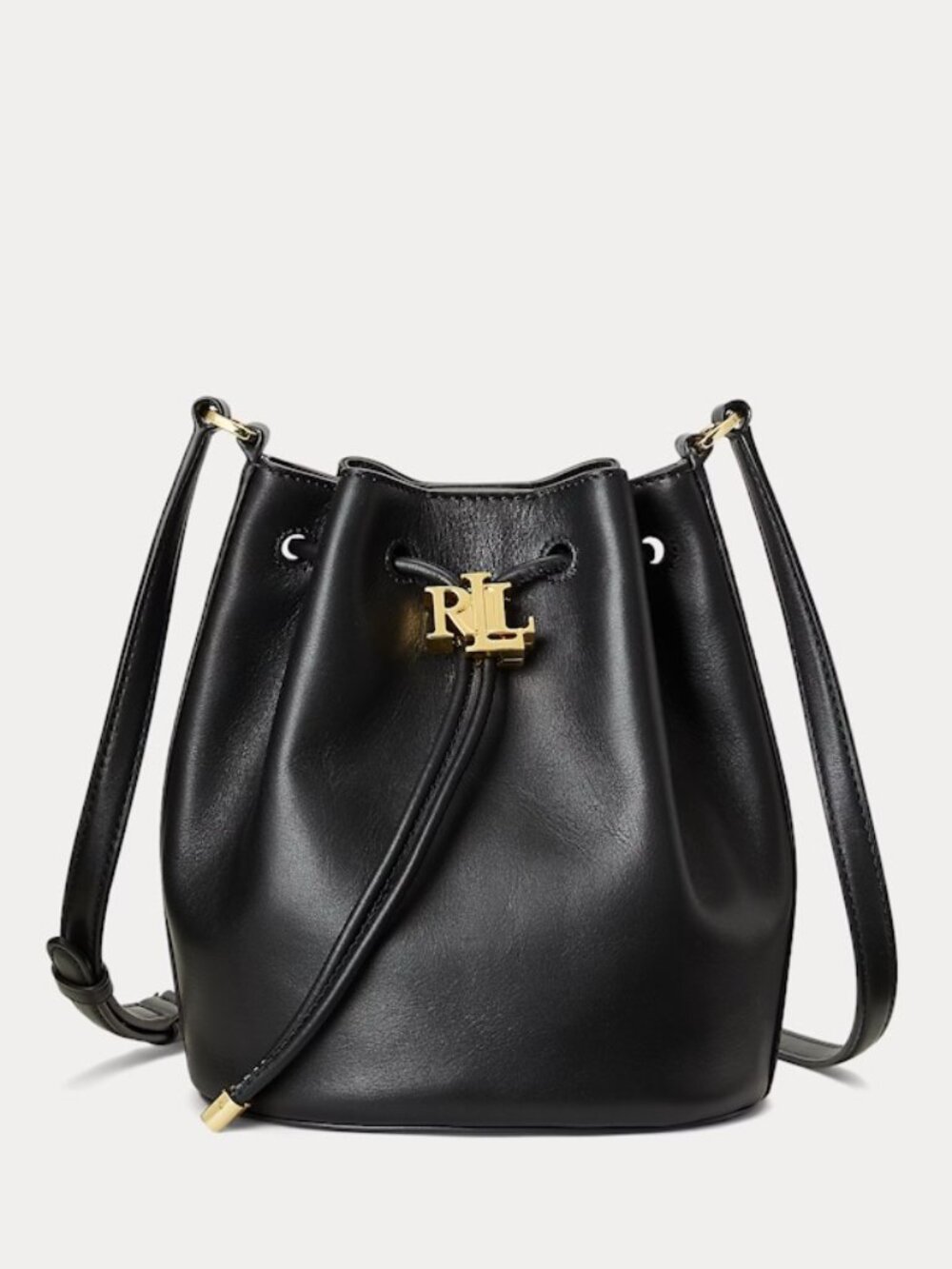 Ralph Lauren Medium Andie Drawstring Bucket Bag NEW